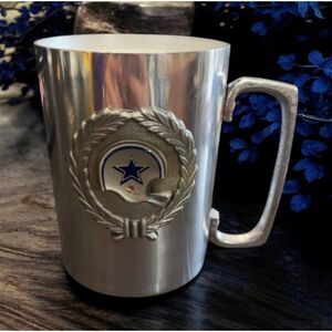 Dallas Cowboys Mug Candle 15oz Storm Watch Scent Handmade Repurposed Gift